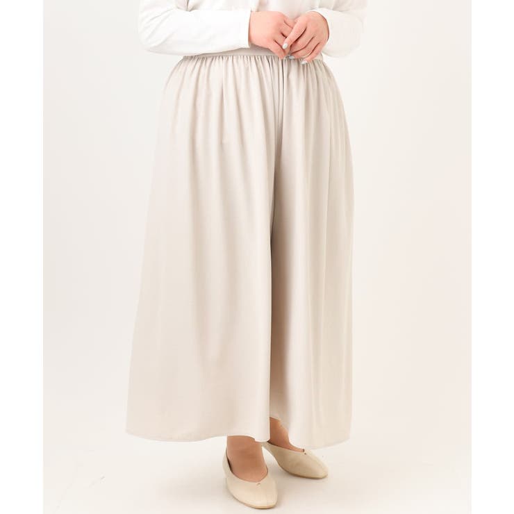 【大きいサイズ】ギャザーフレアパンツ | eur3 | 詳細画像19 