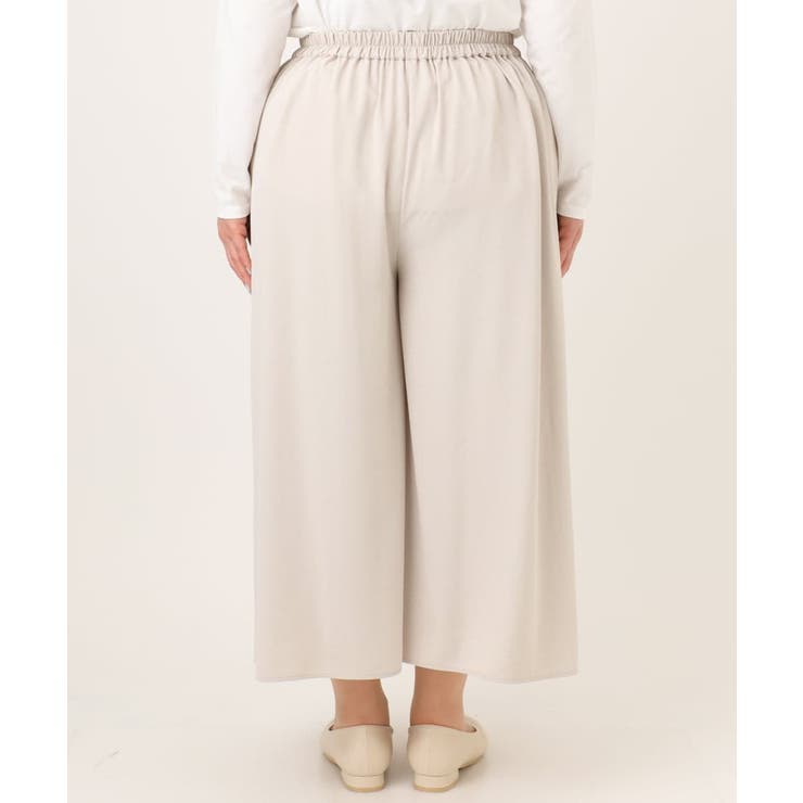 【大きいサイズ】ギャザーフレアパンツ | eur3 | 詳細画像21 