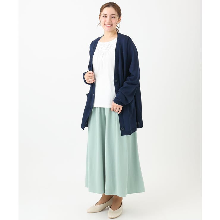 【大きいサイズ】ギャザーフレアパンツ | eur3 | 詳細画像8 