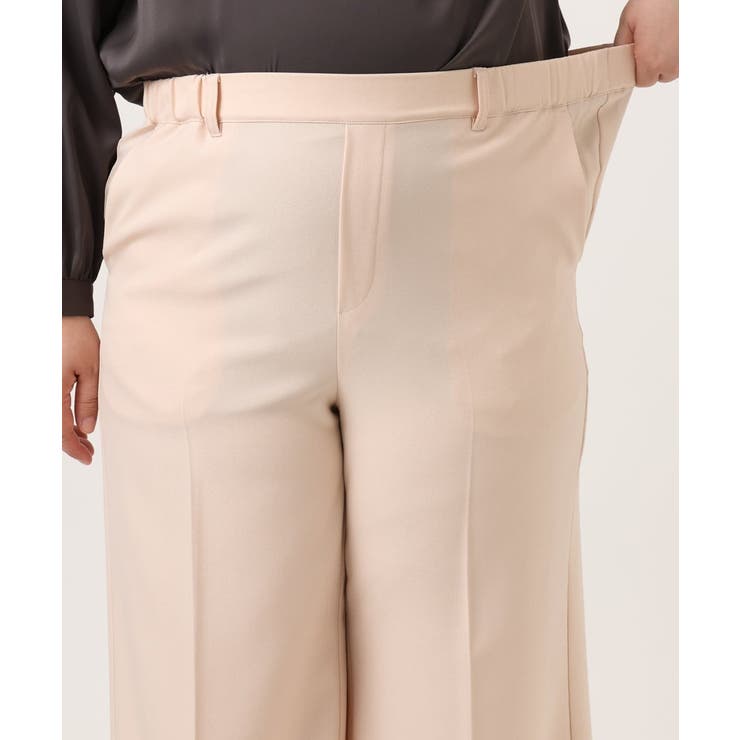 【大きいサイズ】センタープレスワイドパンツ | eur3 | 詳細画像13 