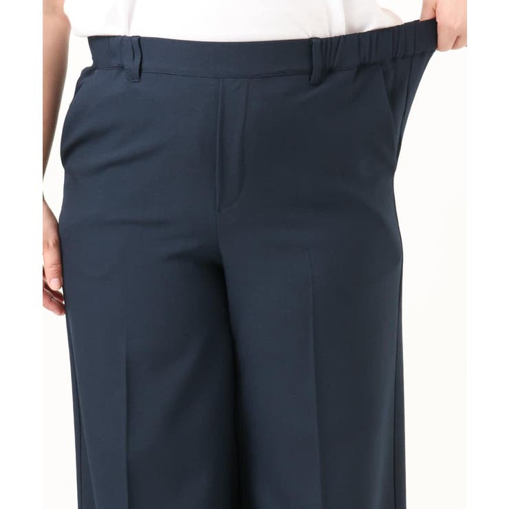 【大きいサイズ】センタープレスワイドパンツ | eur3 | 詳細画像32 