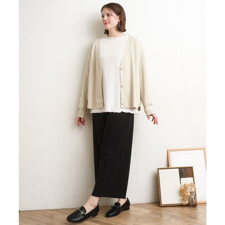 【大きいサイズ】センタープレスワイドパンツ | eur3 | 詳細画像36 