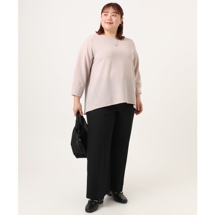 【大きいサイズ】センタープレスワイドパンツ | eur3 | 詳細画像41 