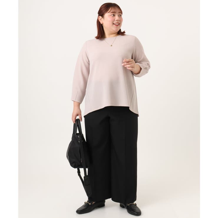 【大きいサイズ】センタープレスワイドパンツ | eur3 | 詳細画像42 