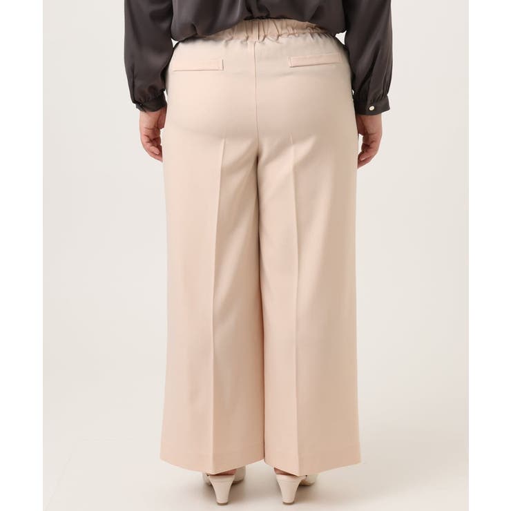 【大きいサイズ】センタープレスワイドパンツ | eur3 | 詳細画像6 