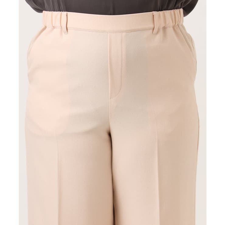 【大きいサイズ】センタープレスワイドパンツ | eur3 | 詳細画像9 