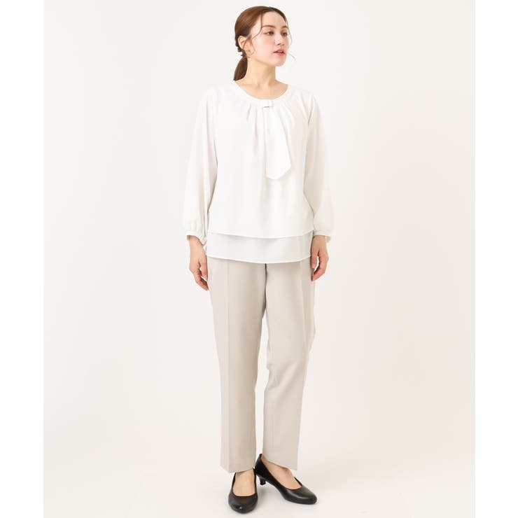 【大きいサイズ/11号サイズあり】Wクロステーパードパンツ | eur3 | 詳細画像18 