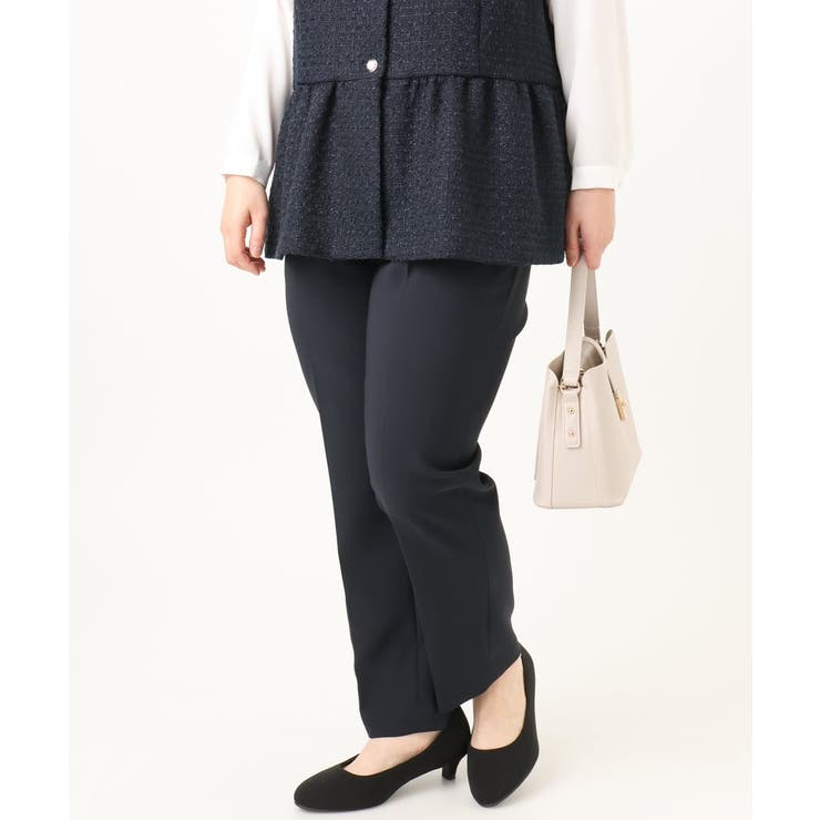 【大きいサイズ/11号サイズあり】Wクロステーパードパンツ | eur3 | 詳細画像2 