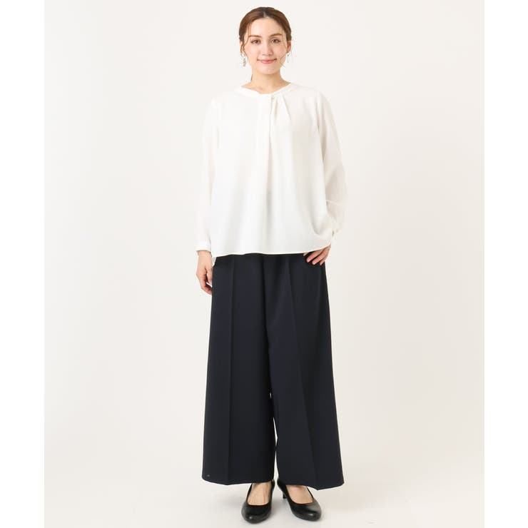 【大きいサイズ/11号サイズあり】Wクロスワイドパンツ | eur3 | 詳細画像10 