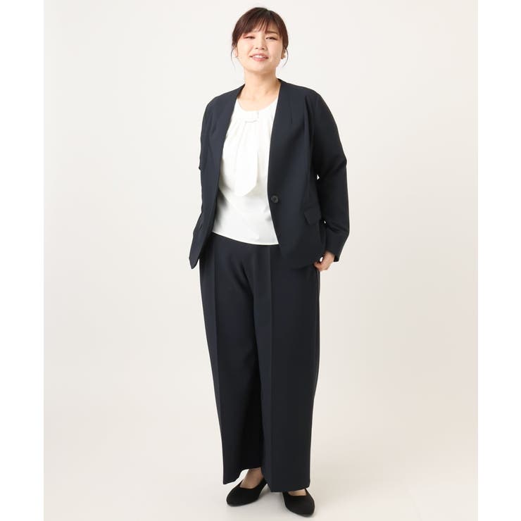 【大きいサイズ/11号サイズあり】Wクロスワイドパンツ | eur3 | 詳細画像15 