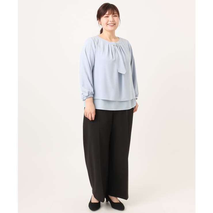 【大きいサイズ/11号サイズあり】Wクロスワイドパンツ | eur3 | 詳細画像24 