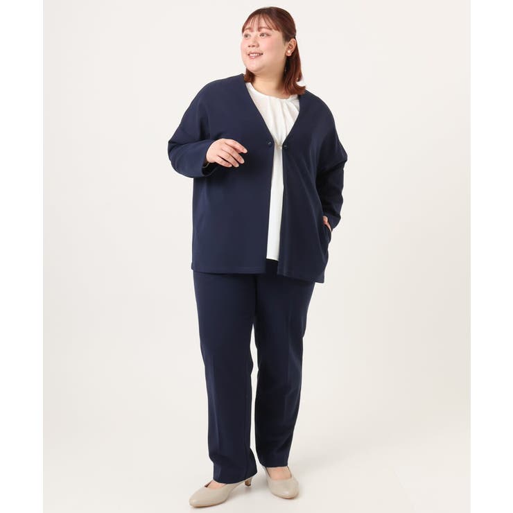 【大きいサイズ 11号サイズあり セットアップ対応】カットジョーゼットテーパード… | eur3 | 詳細画像15 