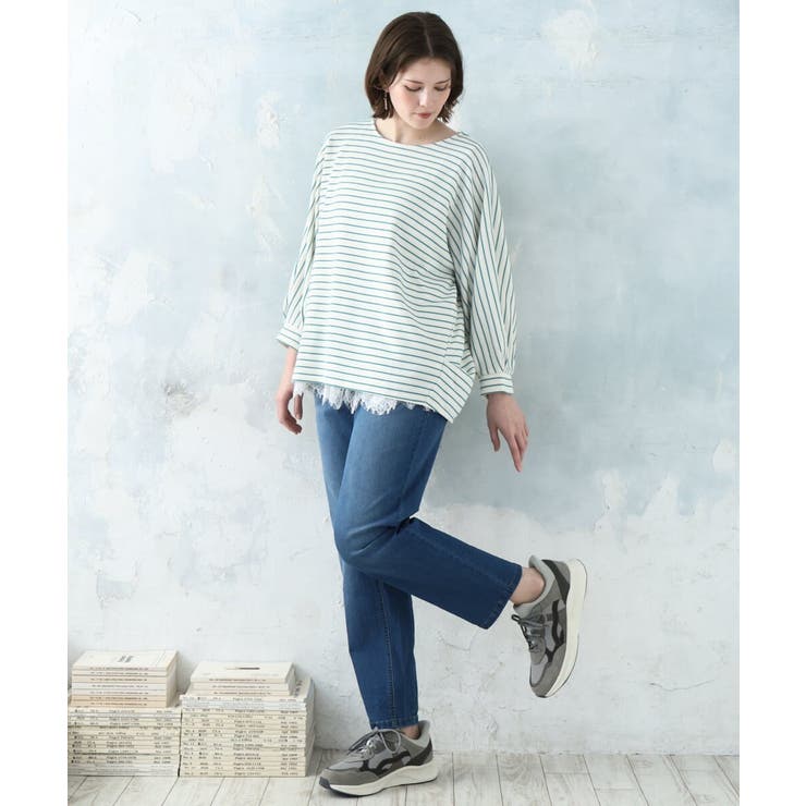 【大きいサイズ】ゆるフィットデニム | eur3 | 詳細画像2 