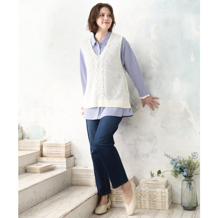 【大きいサイズ】ゆるフィットデニム | eur3 | 詳細画像22 