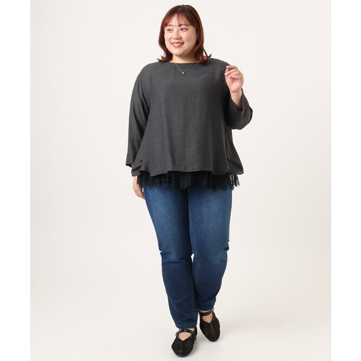 【大きいサイズ】ゆるフィットデニム | eur3 | 詳細画像25 