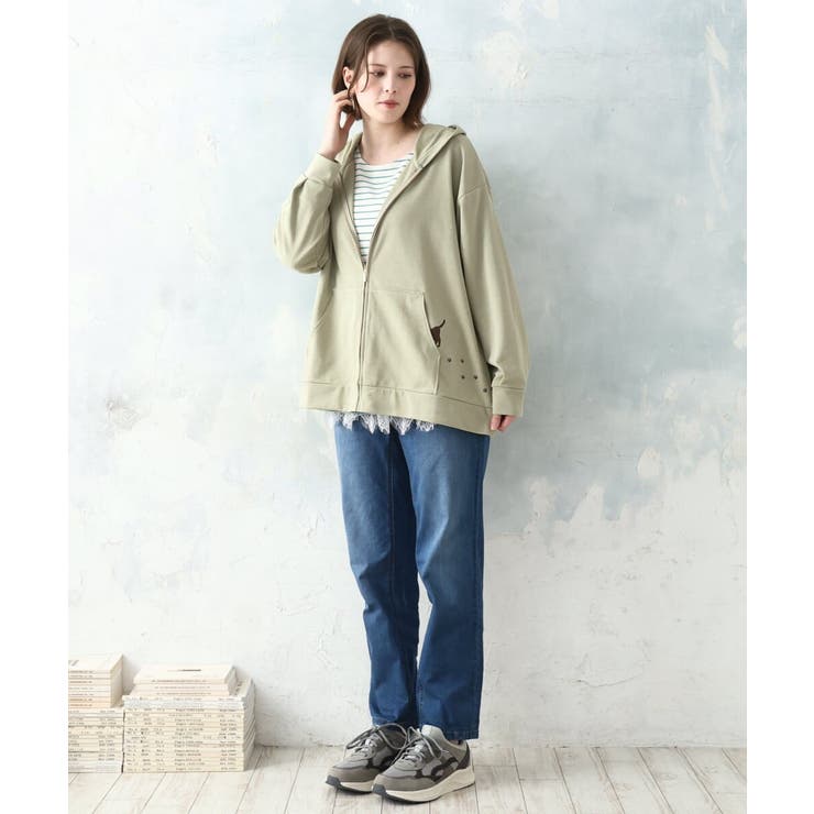 【大きいサイズ】ゆるフィットデニム | eur3 | 詳細画像3 