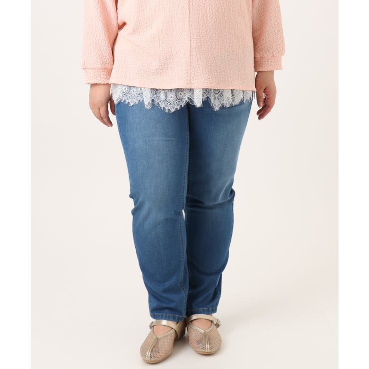 【大きいサイズ】ゆるフィットデニム | eur3 | 詳細画像6 