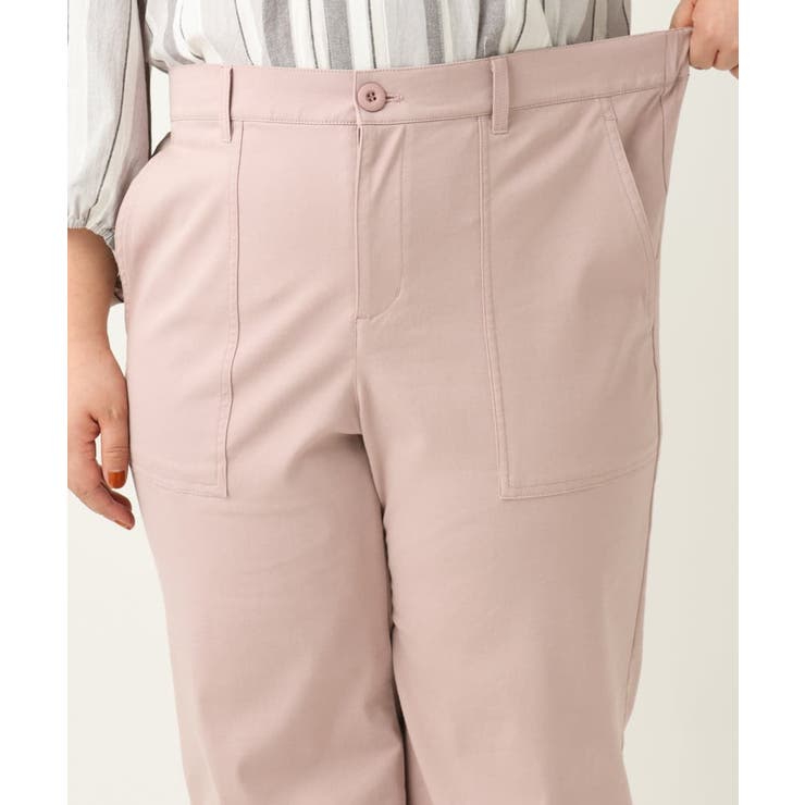 【大きいサイズ】ベイカーワイドストレートパンツ | eur3 | 詳細画像14 