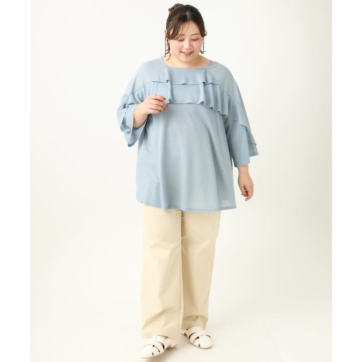 【大きいサイズ】ベイカーワイドストレートパンツ | eur3 | 詳細画像33 