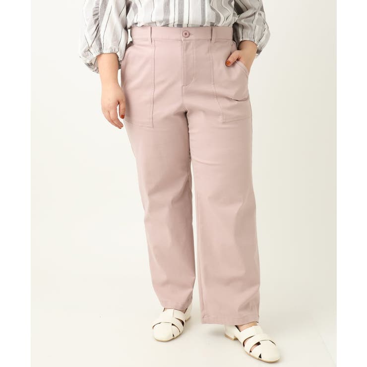 【大きいサイズ】ベイカーワイドストレートパンツ | eur3 | 詳細画像6 