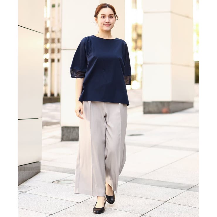 【大きいサイズ】サイロツイルワイドストレートパンツ | eur3 | 詳細画像19 