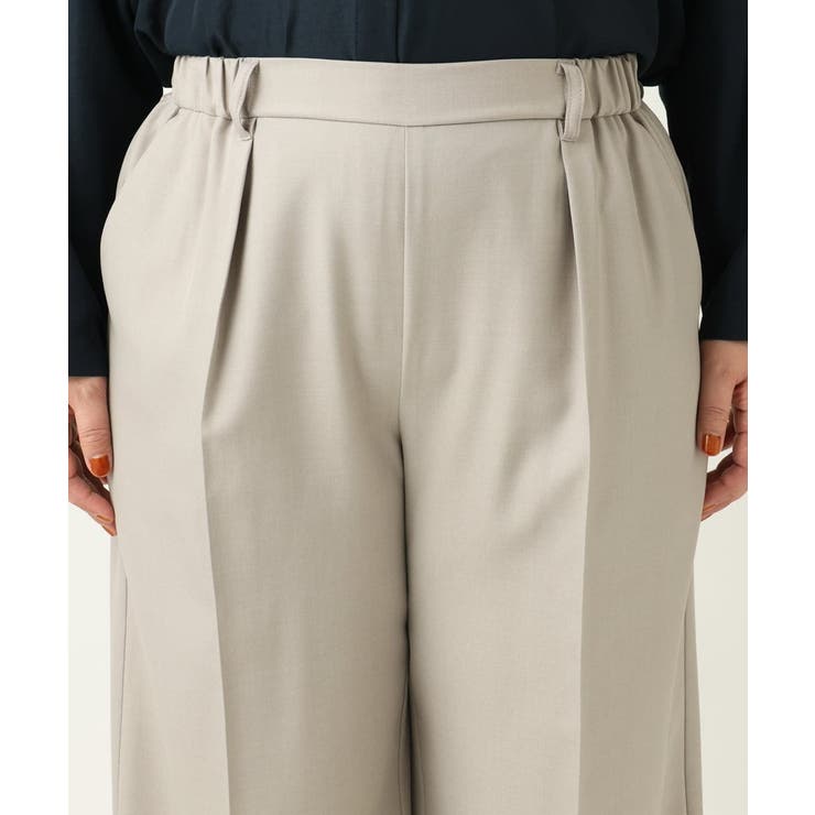 【大きいサイズ】サイロツイルワイドストレートパンツ | eur3 | 詳細画像27 