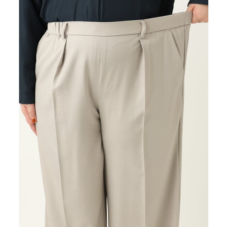 【大きいサイズ】サイロツイルワイドストレートパンツ | eur3 | 詳細画像31 