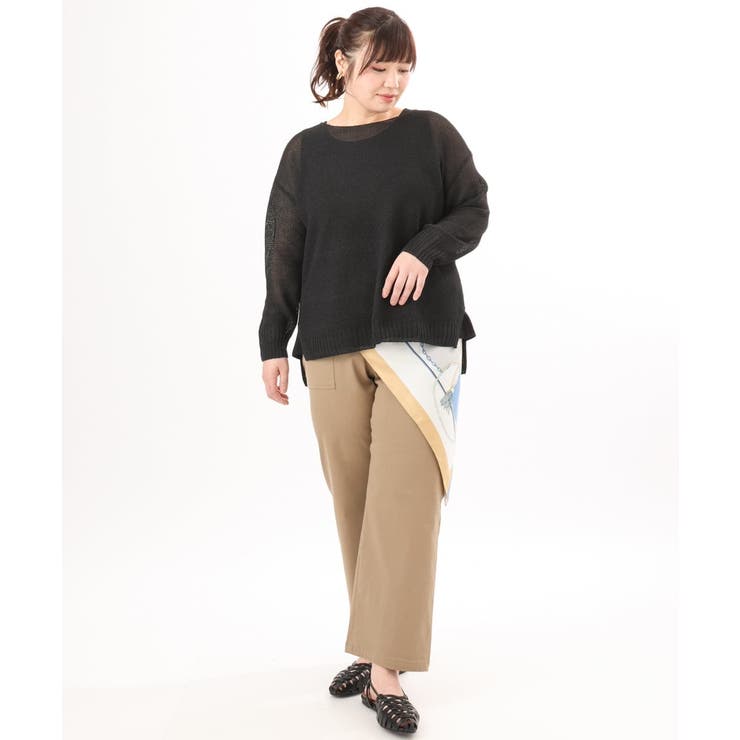 【大きいサイズ】ストレッチベイカーパンツ | eur3 | 詳細画像41 