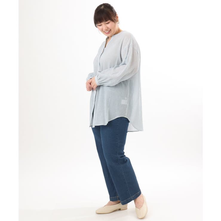 【大きいサイズ】ストレッチストレートデニム | eur3 | 詳細画像19 