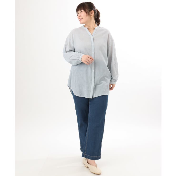 【大きいサイズ】ストレッチストレートデニム | eur3 | 詳細画像21 