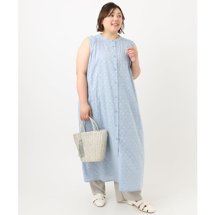 【大きいサイズ/セルフカット可】ジャージープリーツパンツ | eur3 | 詳細画像18 