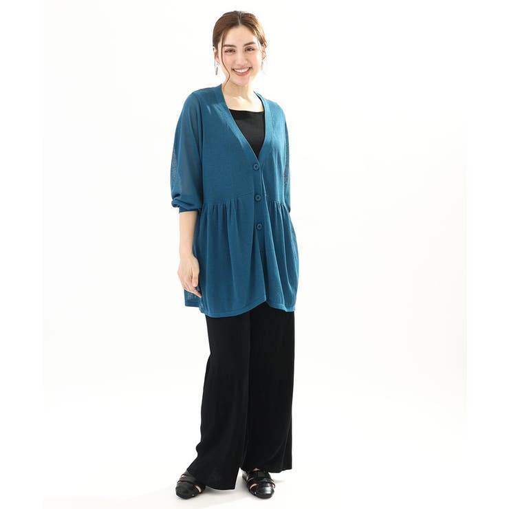 【大きいサイズ/セルフカット可】ジャージープリーツパンツ | eur3 | 詳細画像20 