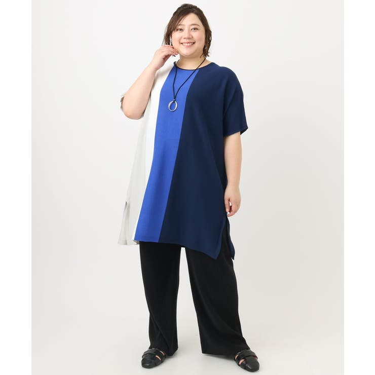 【大きいサイズ/セルフカット可】ジャージープリーツパンツ | eur3 | 詳細画像25 