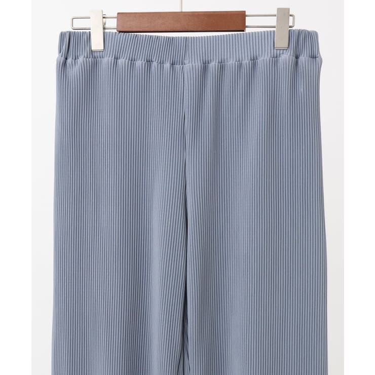 【大きいサイズ/セルフカット可】ジャージープリーツパンツ | eur3 | 詳細画像3 