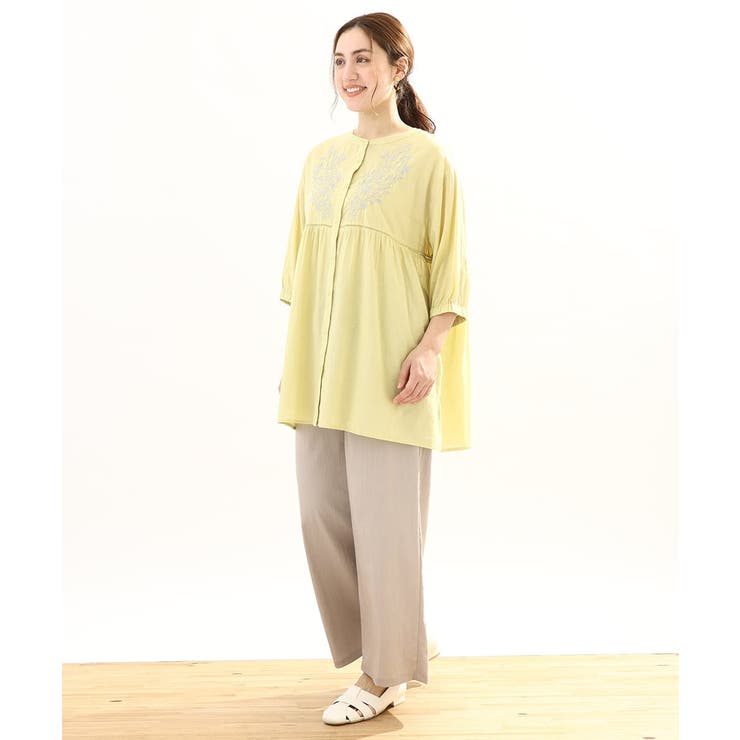 【大きいサイズ】イージーワイドパンツ | eur3 | 詳細画像2 