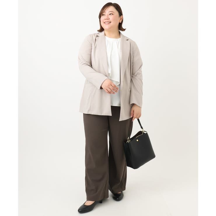 【大きいサイズ】イージーワイドパンツ | eur3 | 詳細画像22 