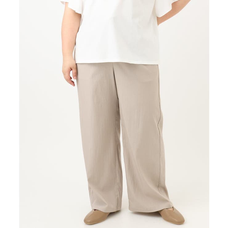 【大きいサイズ】イージーワイドパンツ | eur3 | 詳細画像4 