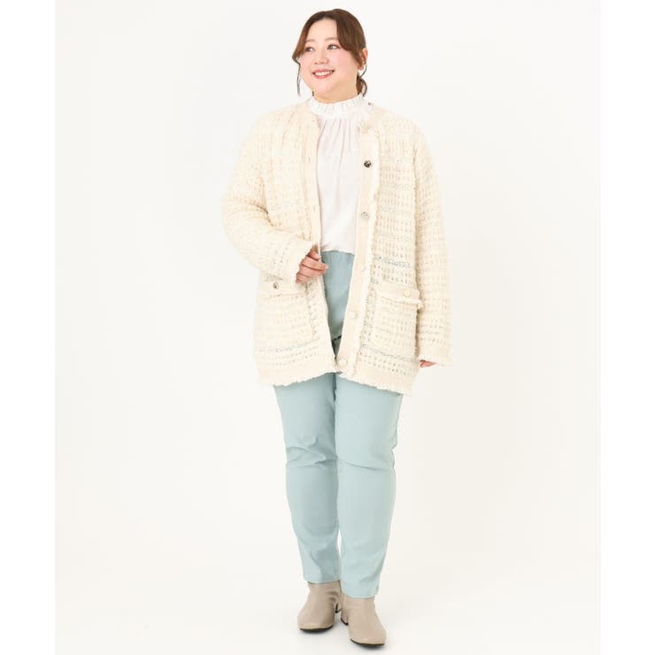 【シリーズ累計販売2万枚！/大きいサイズ】さらさらストレッチテーパードパンツ | eur3 | 詳細画像15 