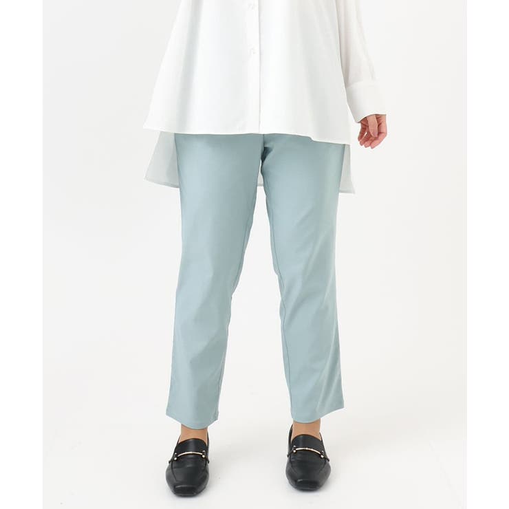 【シリーズ累計販売2万枚！/大きいサイズ】さらさらストレッチテーパードパンツ | eur3 | 詳細画像2 