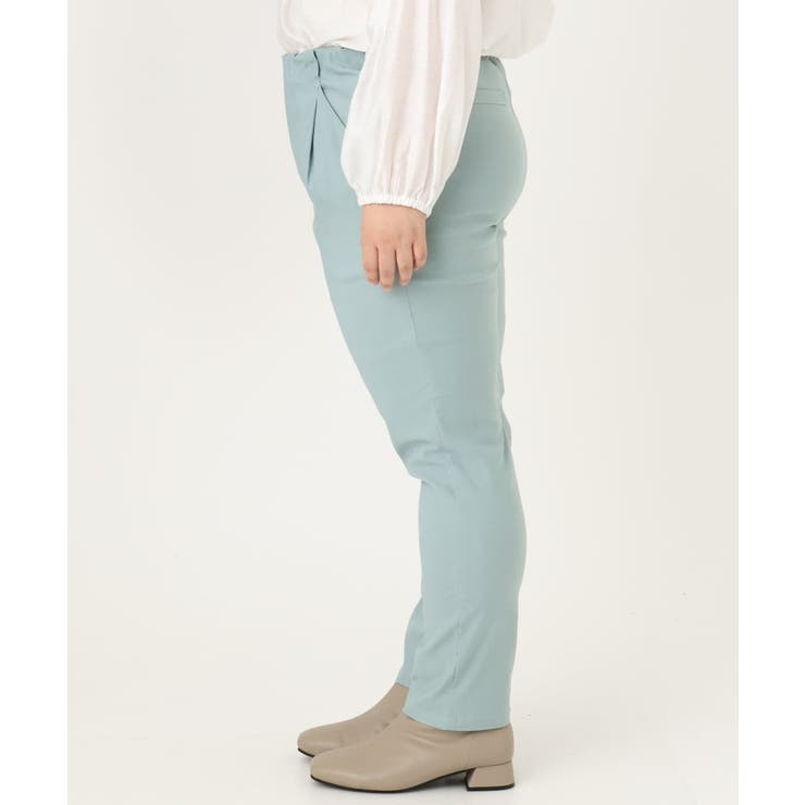 【シリーズ累計販売2万枚！/大きいサイズ】さらさらストレッチテーパードパンツ | eur3 | 詳細画像7 