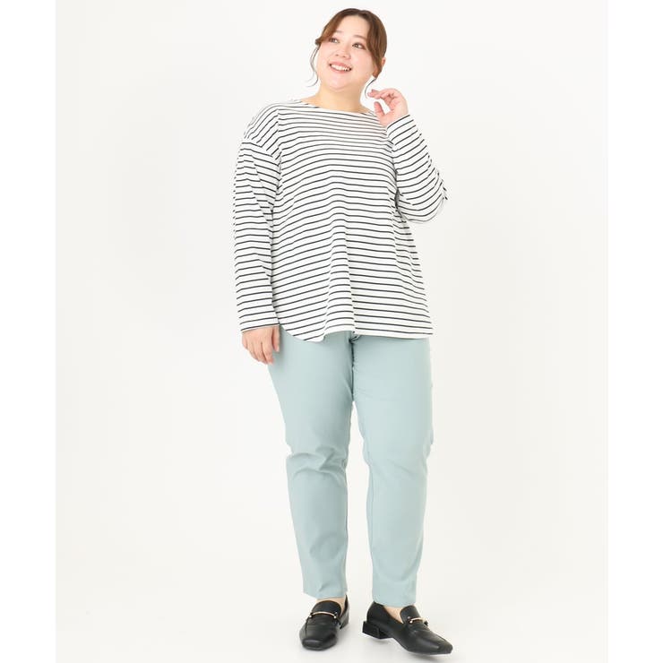 【大きいサイズ】さらさらストレッチストレートパンツ | eur3 | 詳細画像20 