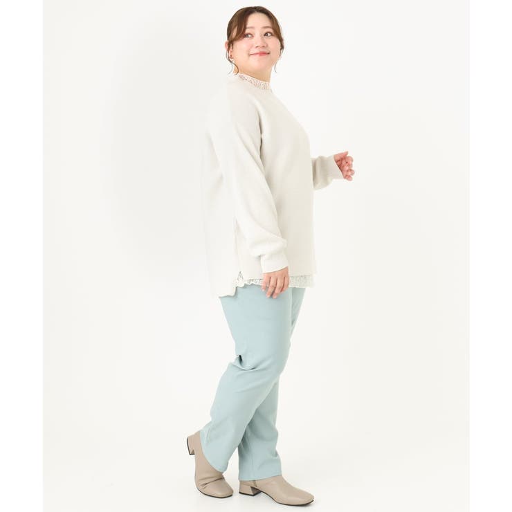 【大きいサイズ】さらさらストレッチストレートパンツ | eur3 | 詳細画像23 