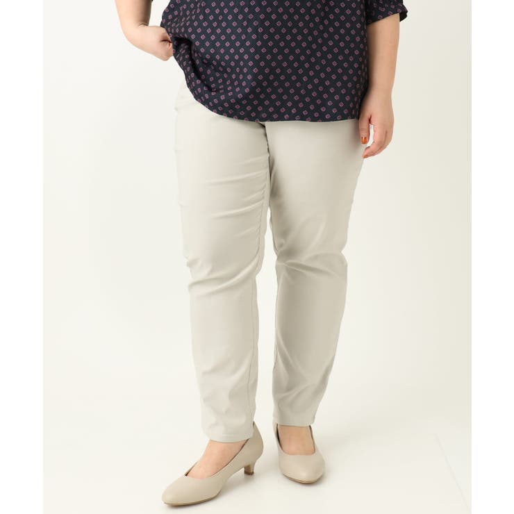 【大きいサイズ】さらさらストレッチストレートパンツ | eur3 | 詳細画像29 