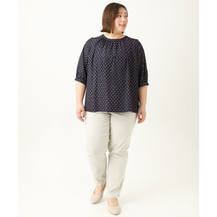 【大きいサイズ】さらさらストレッチストレートパンツ | eur3 | 詳細画像31 