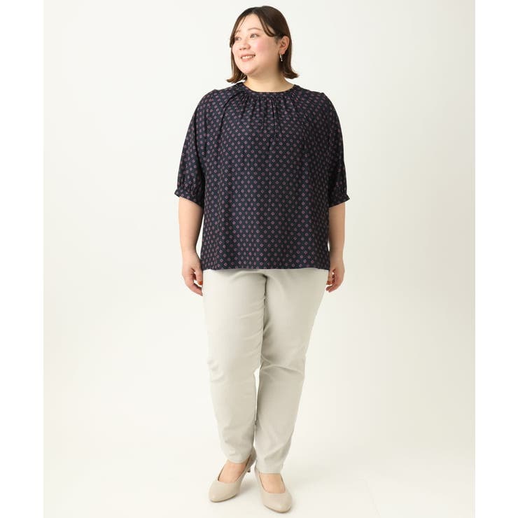 【大きいサイズ】さらさらストレッチストレートパンツ | eur3 | 詳細画像32 