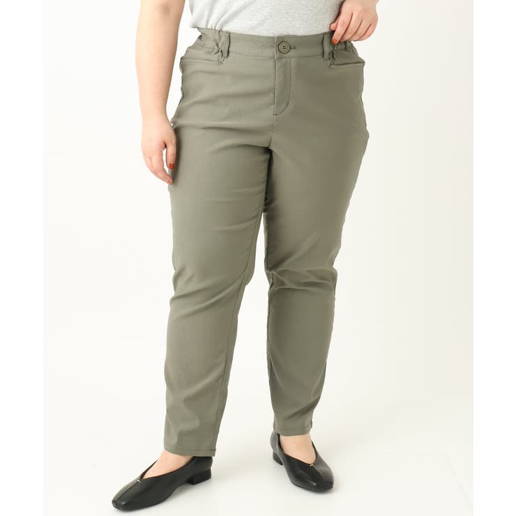 【大きいサイズ】さらさらストレッチストレートパンツ | eur3 | 詳細画像7 