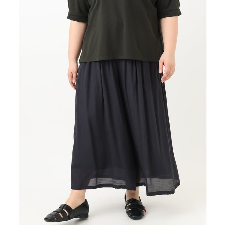 【大きいサイズ】スラブワイドパンツ | eur3 | 詳細画像11 