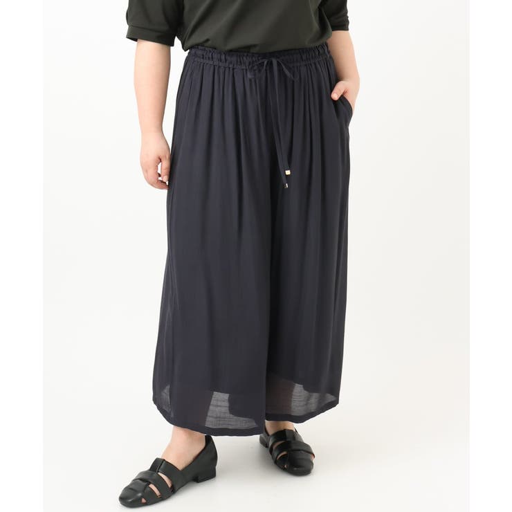 【大きいサイズ】スラブワイドパンツ | eur3 | 詳細画像13 