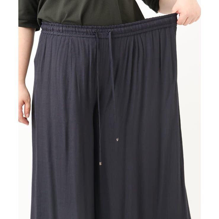 【大きいサイズ】スラブワイドパンツ | eur3 | 詳細画像21 