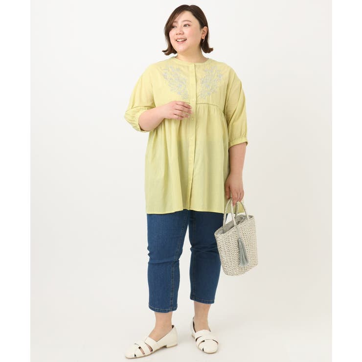 【大きいサイズ/接触冷感】ストレッチデニムパンツ | eur3 | 詳細画像13 